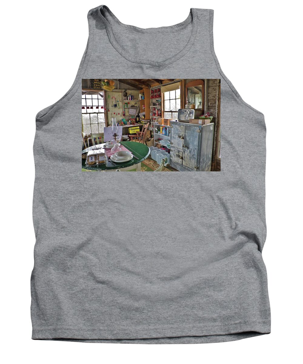 Cape Cod Tank Top featuring the photograph Charming Shack Kitchen by Marisa Geraghty Photography