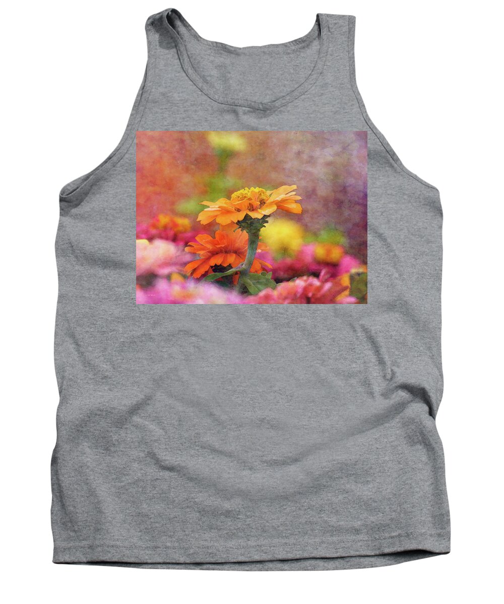 Impressionist Tank Top featuring the photograph Cheerful Shades of Optimism 1311 IDP_2 by Steven Ward