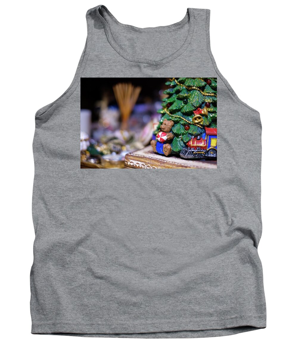 Winter Tank Top featuring the photograph Christmas Tree by Street Fashion News