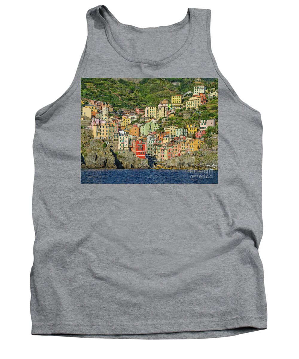 Cinque Terre Tank Top featuring the photograph Cinque Terre, Italy by Maria Rabinky