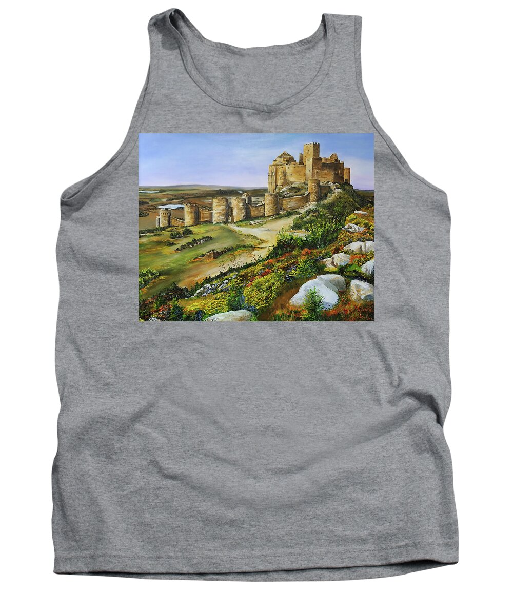 Landscape Tank Top featuring the painting Citadel by Terry R MacDonald