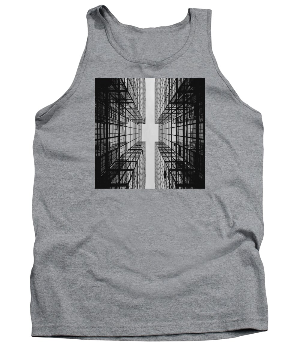 City Buildings Tank Top featuring the photograph City Buildings by Marianna Mills
