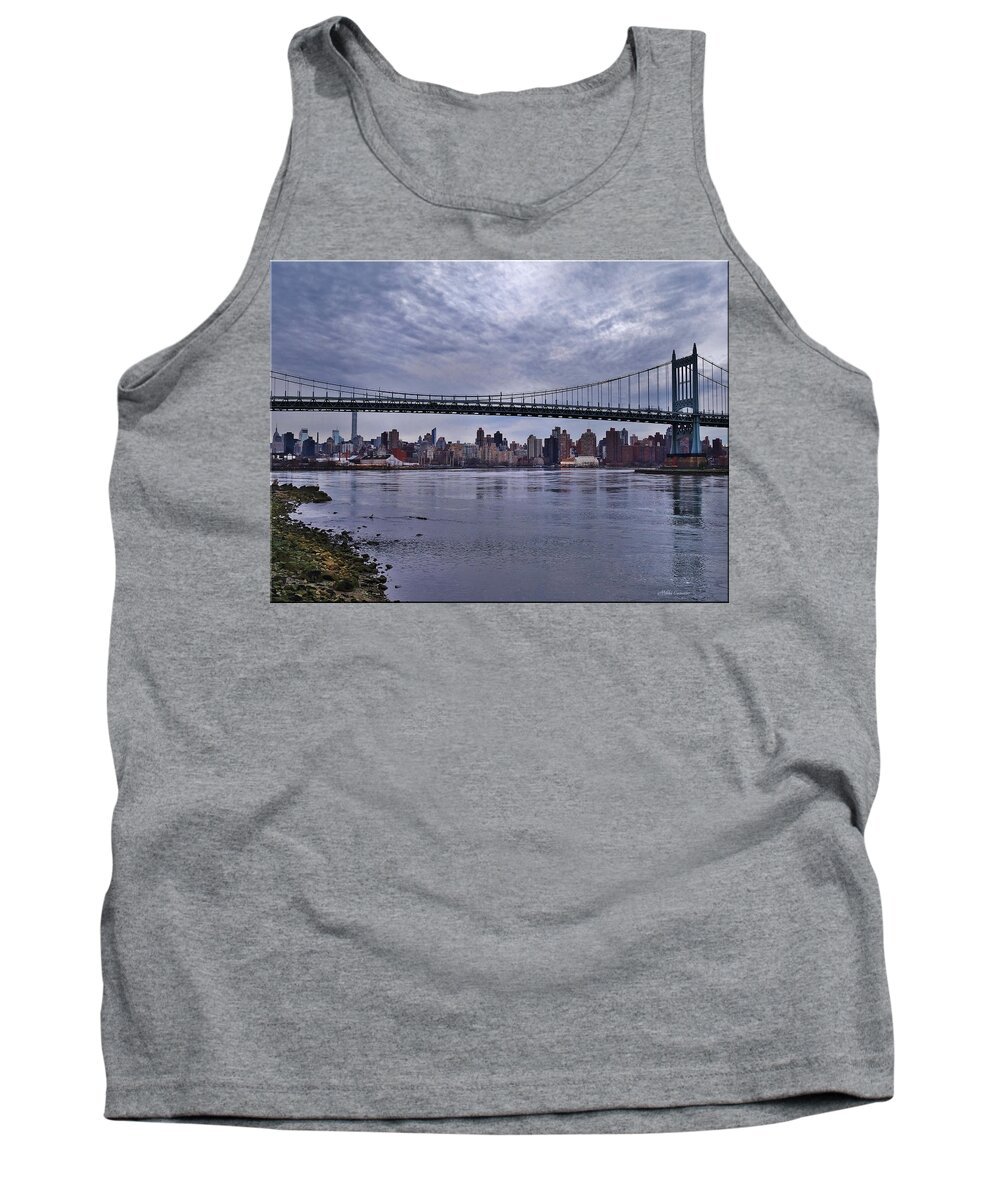 Cityscape Tank Top featuring the photograph City Scape from Astoria Park by Mikki Cucuzzo