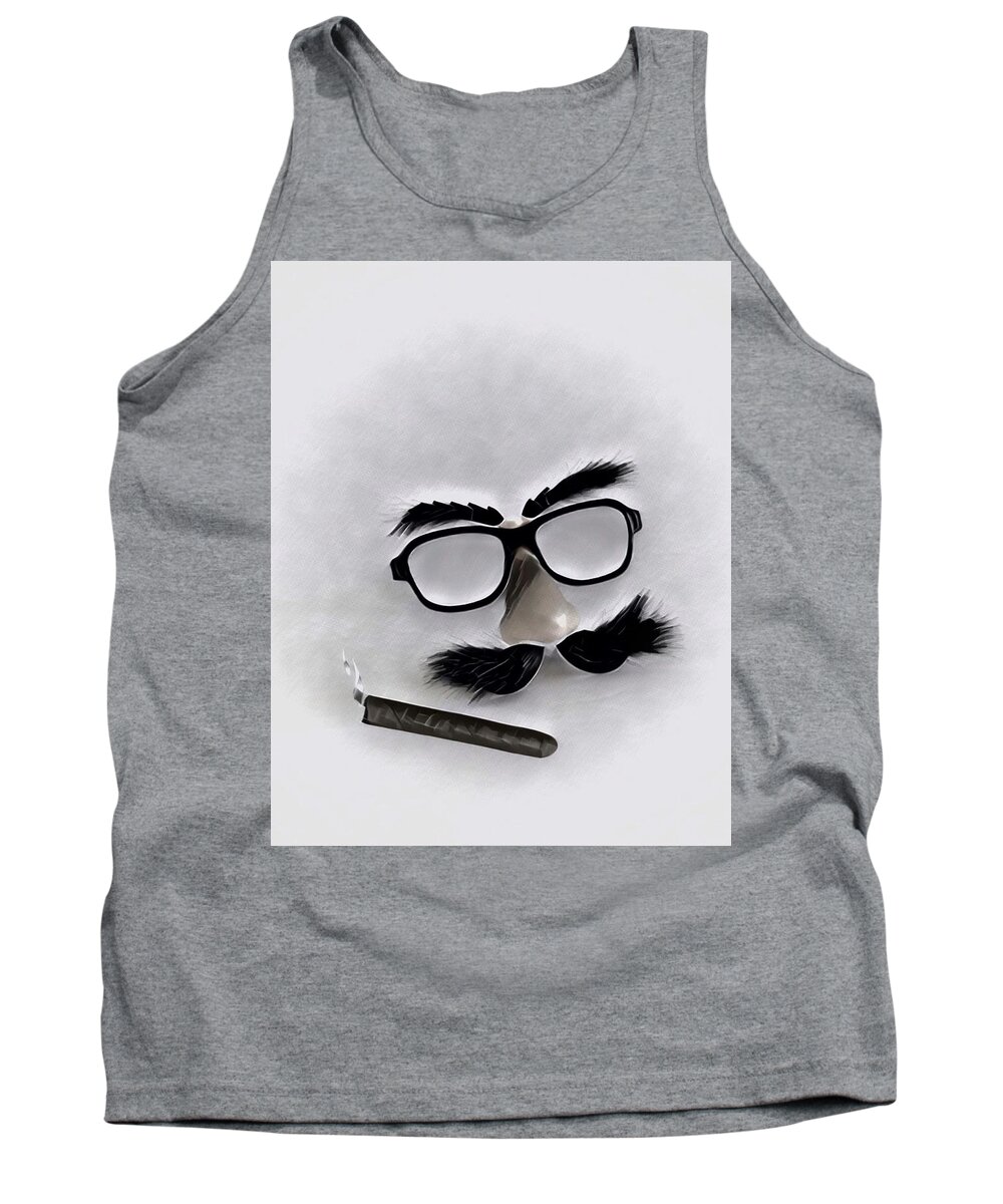 Marx Brothers Tank Top featuring the photograph Classic Groucho by Mark Fuller