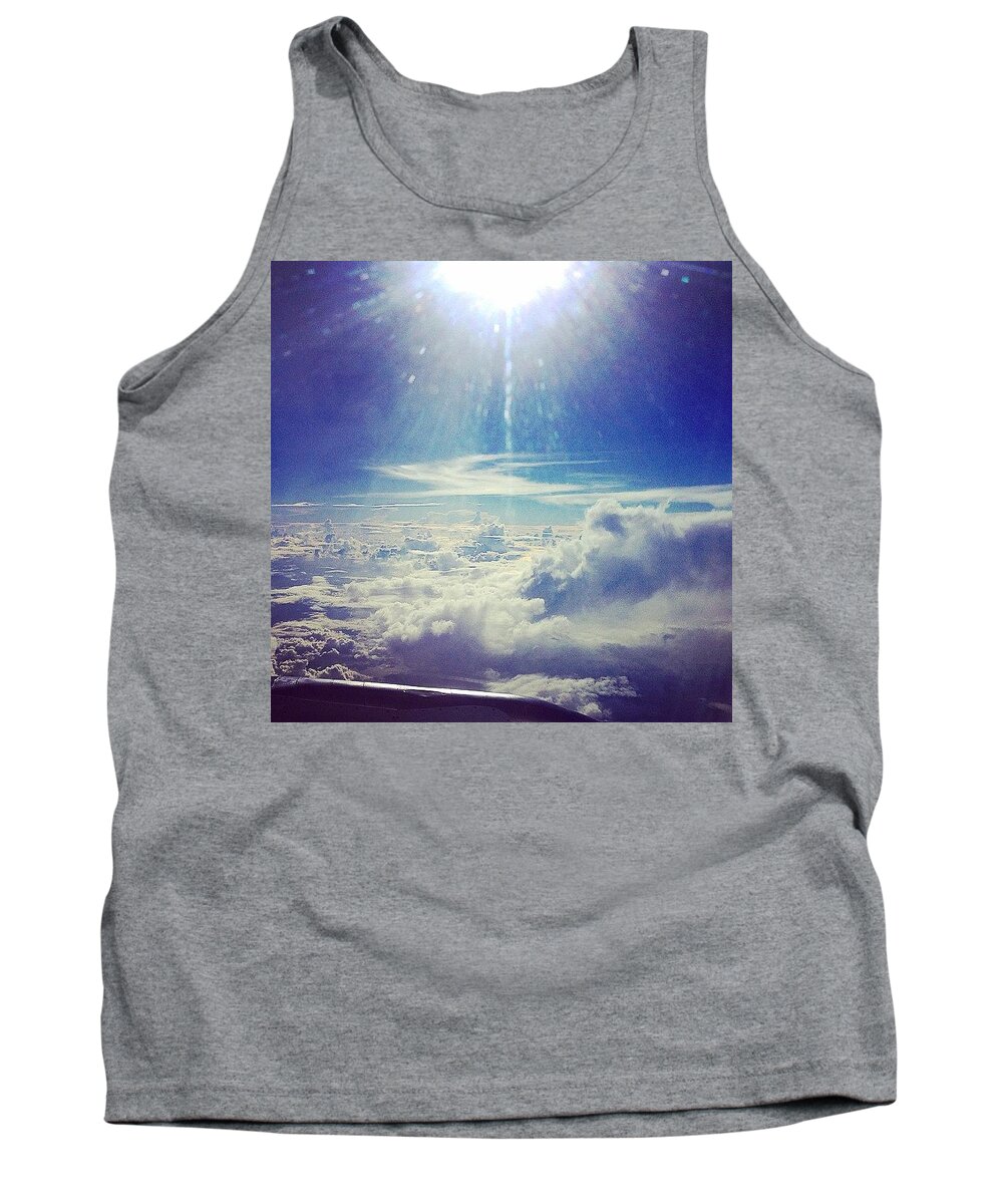 Beautiful Tank Top featuring the photograph Cloud City by Kate Arsenault 