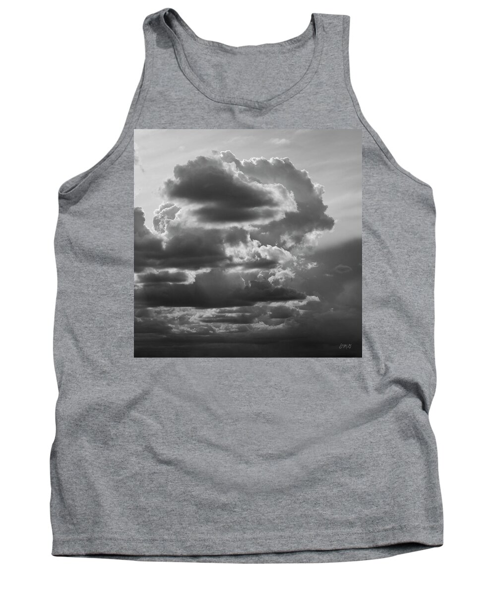 Atmosphere Tank Top featuring the photograph Cloudscape XV BW SQ by David Gordon