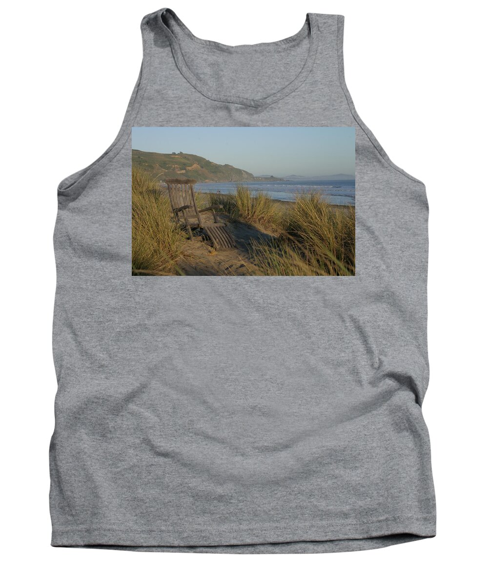 Adirondack Tank Top featuring the photograph Coastal Tranquility by Jeff Floyd CA