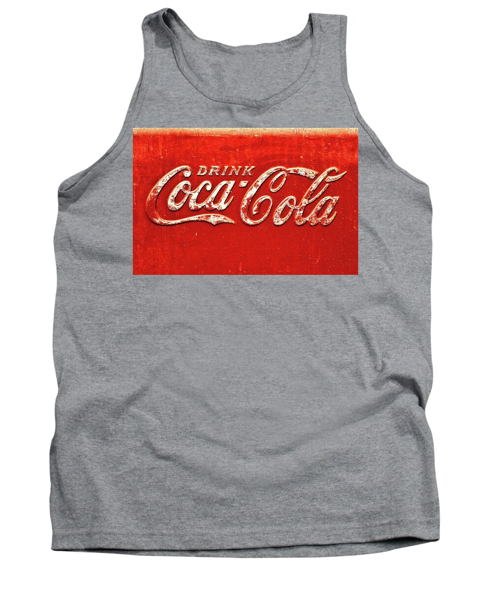 Coca-cola Tank Top featuring the photograph Coca Cola Rustic by Stephen Anderson