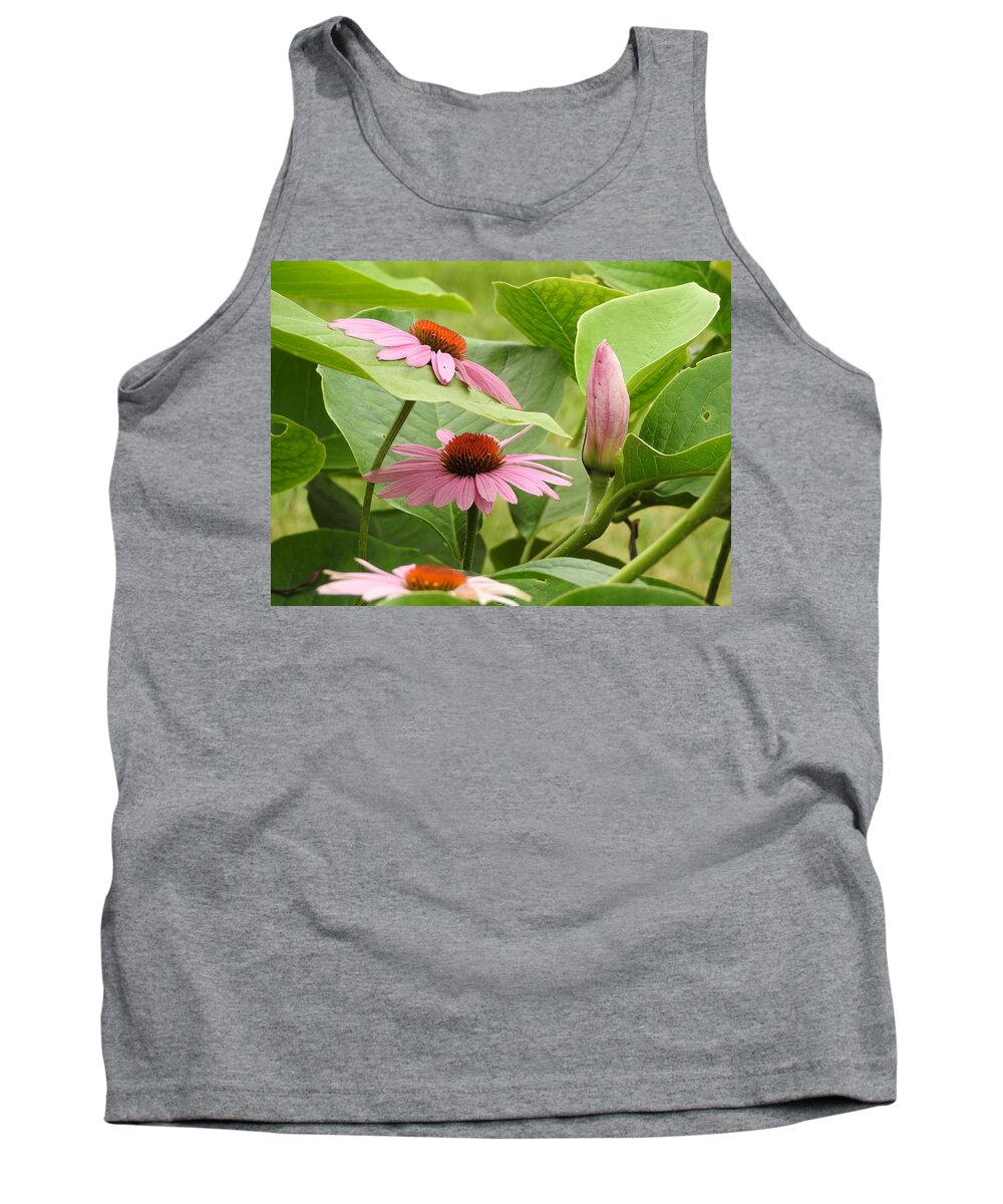 Flowers Tank Top featuring the photograph CoExisting by Betty-Anne McDonald