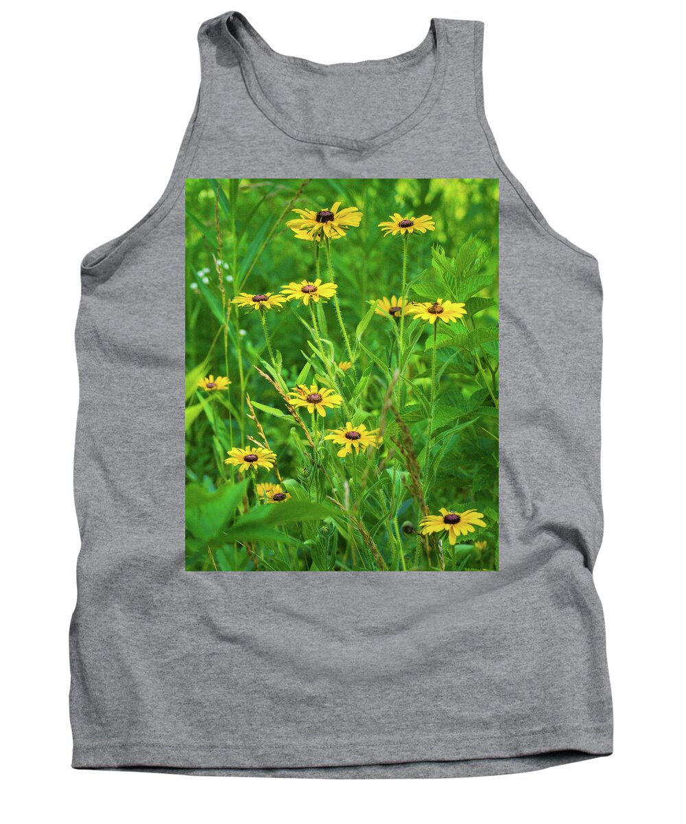 Wildflower Tank Top featuring the photograph Collection In the Clearing by Bill Pevlor