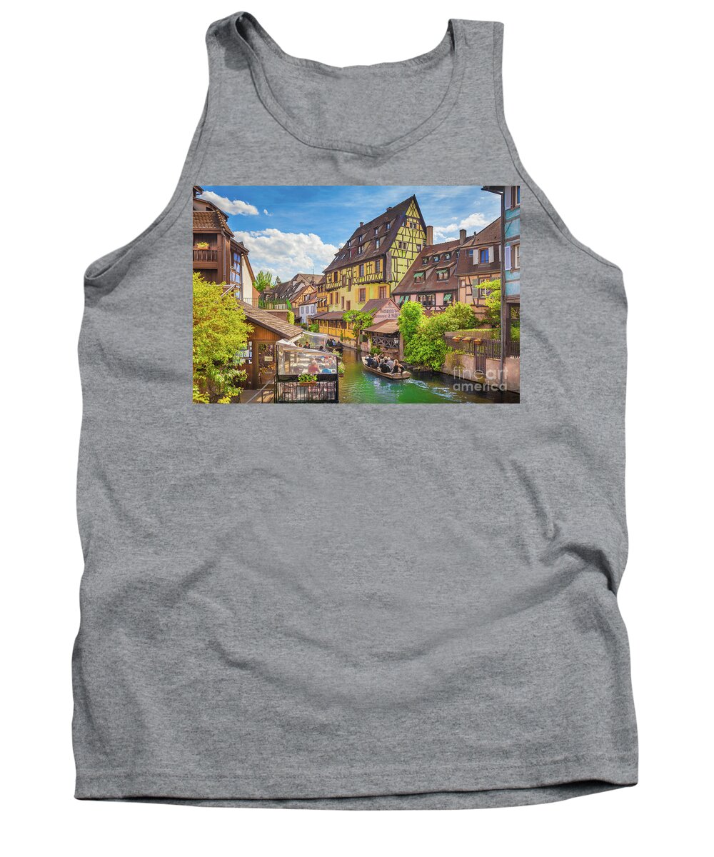 Alsace Tank Top featuring the photograph Colorful Colmar by JR Photography
