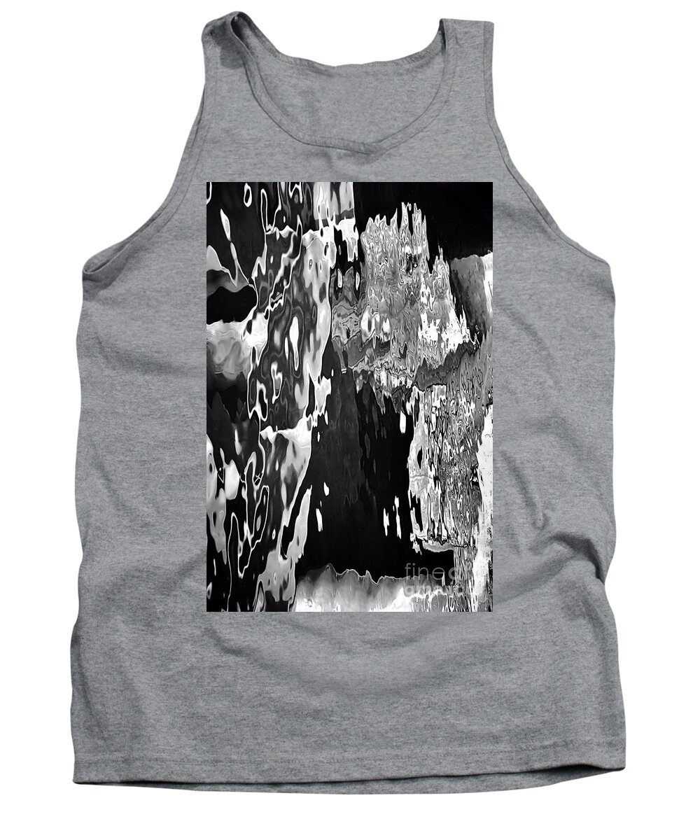 Black And White Tank Top featuring the photograph Awash by Lauren Leigh Hunter Fine Art Photography