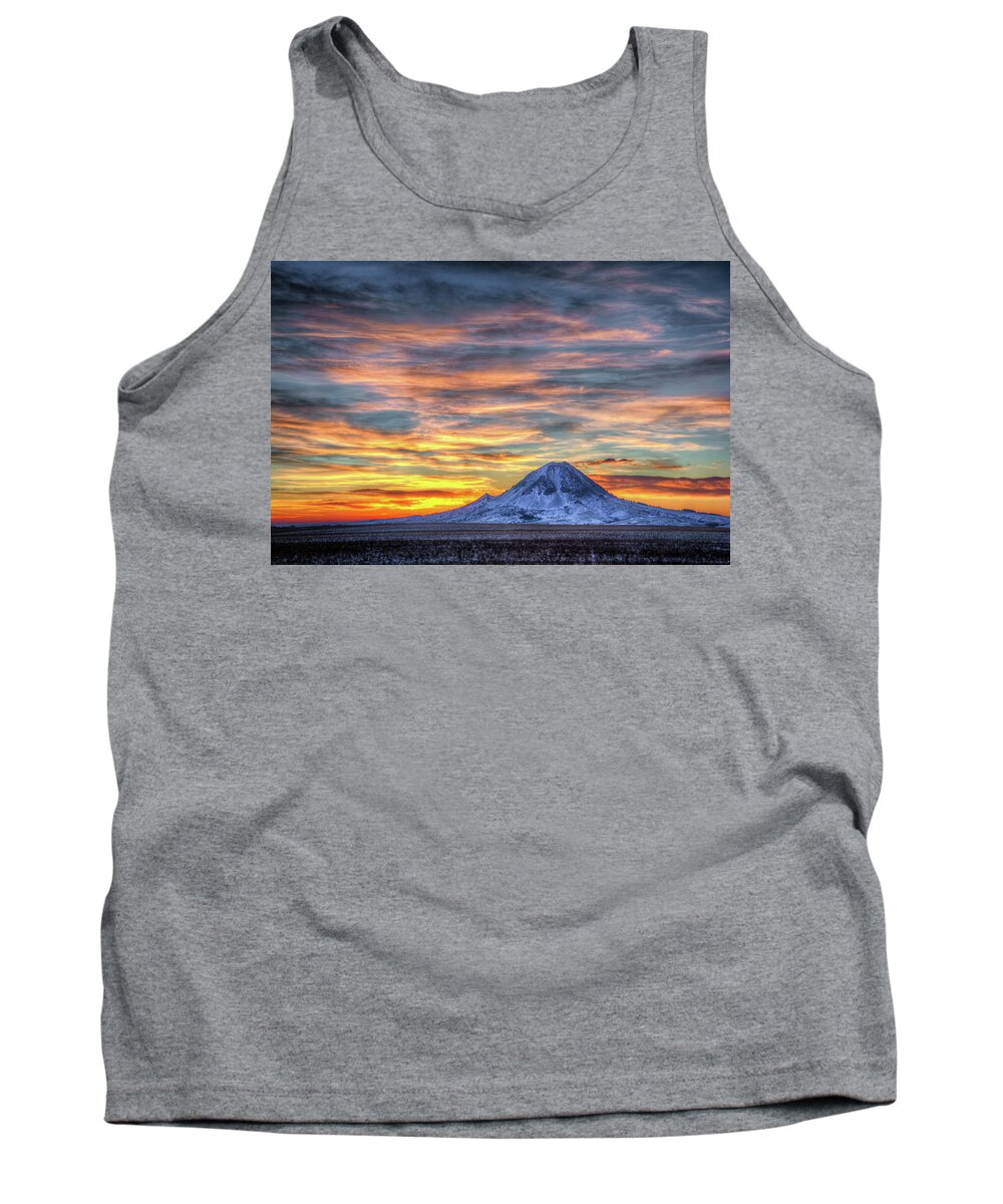 Sunrise Tank Top featuring the photograph Complicated Sunrise by Fiskr Larsen