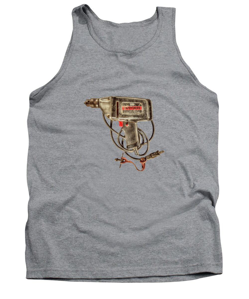 Antique Tank Top featuring the photograph Craftsman ELectric Drill Motor by YoPedro