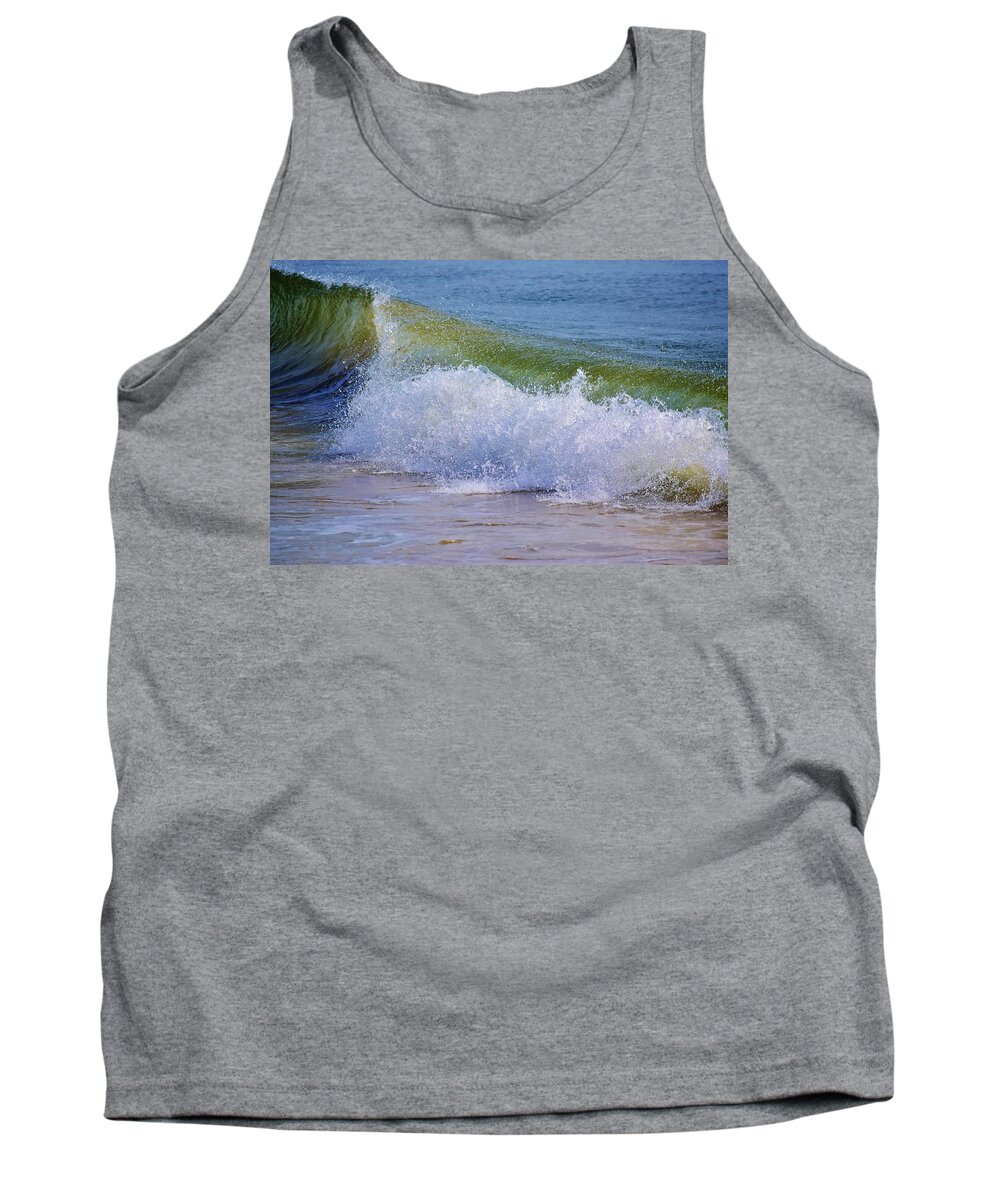 Waves Tank Top featuring the photograph Crash by Nicole Lloyd