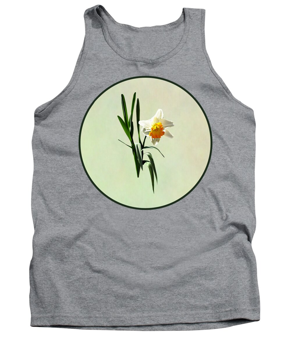 Daffodil Tank Top featuring the photograph Daffodil Taking a Bow by Susan Savad