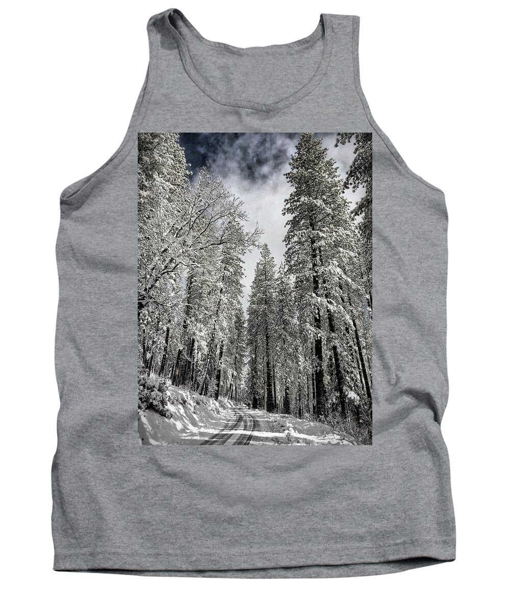 Snow Tank Top featuring the photograph Dashing Through the Snow by Steph Gabler