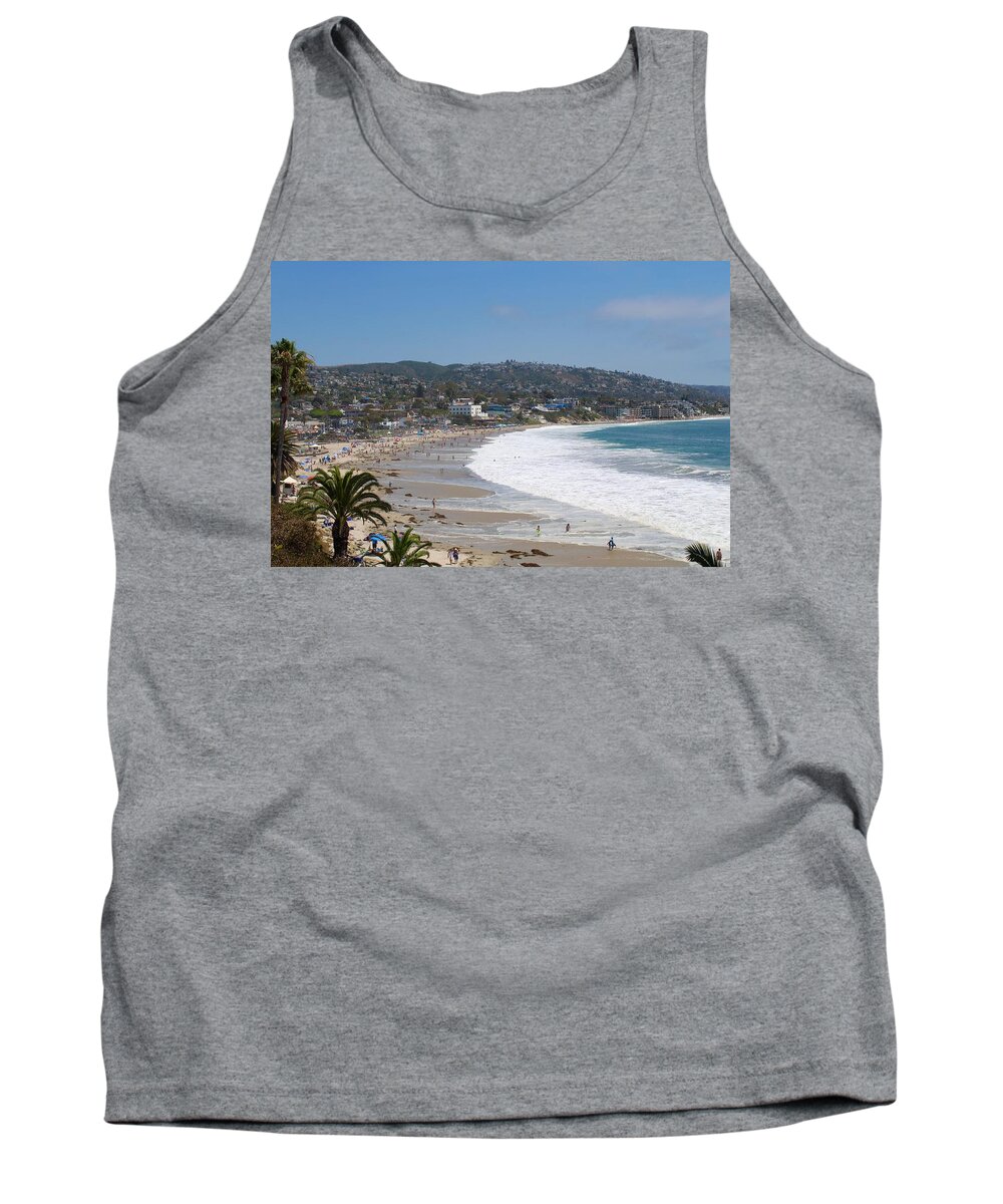 Laguna Tank Top featuring the photograph Day On The Beach by Brian Eberly