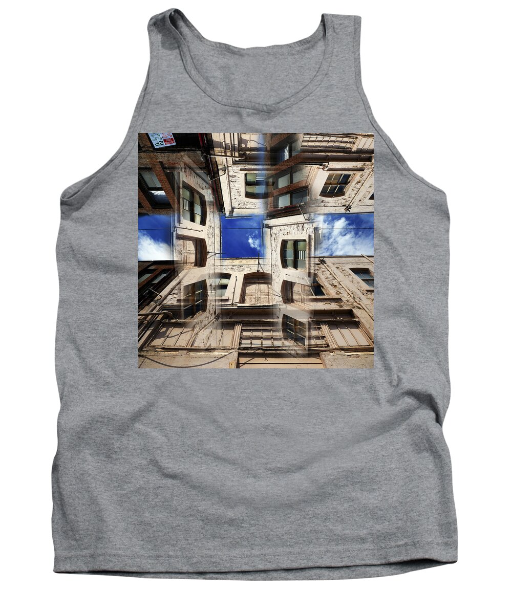 Abstract Tank Top featuring the photograph Deception by Wayne Sherriff