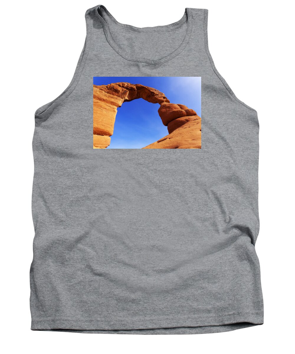 Outdoor Tank Top featuring the photograph Delicate Arch by Chad Dutson