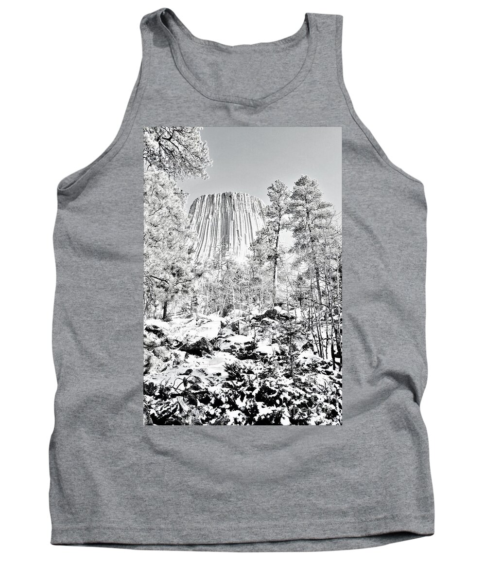 Devils Tower Tank Top featuring the photograph Devils Tower Wyoming by Merle Grenz