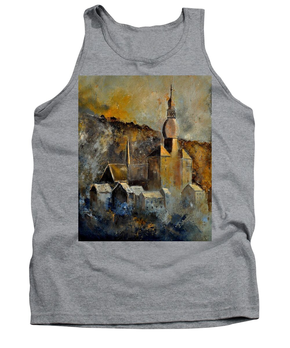 Landscape Tank Top featuring the painting Dinant 452190 by Pol Ledent