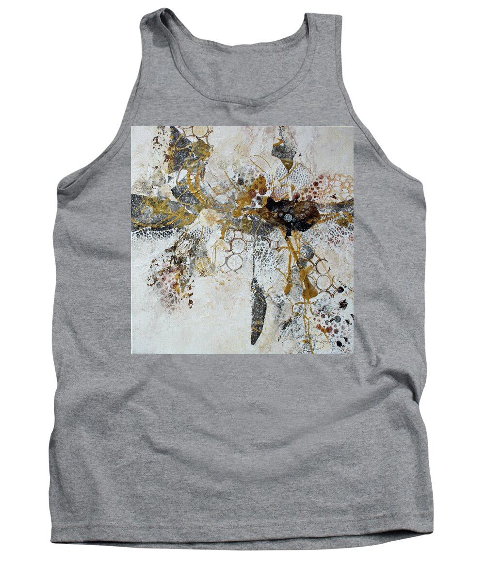 Abstract Art. Prints Tank Top featuring the painting Diversity by Jo Smoley