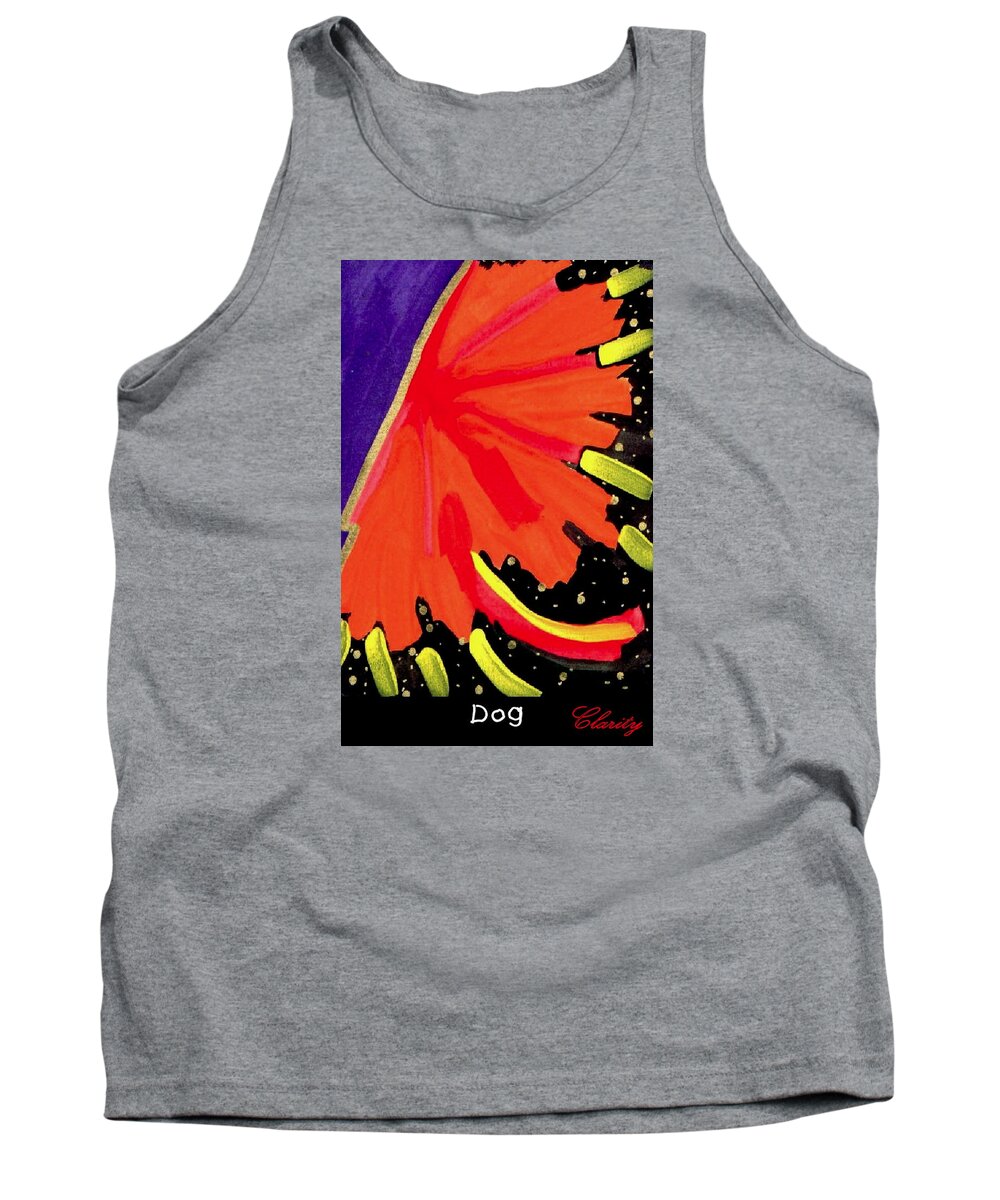 Dog Tank Top featuring the painting Dog by Clarity Artists