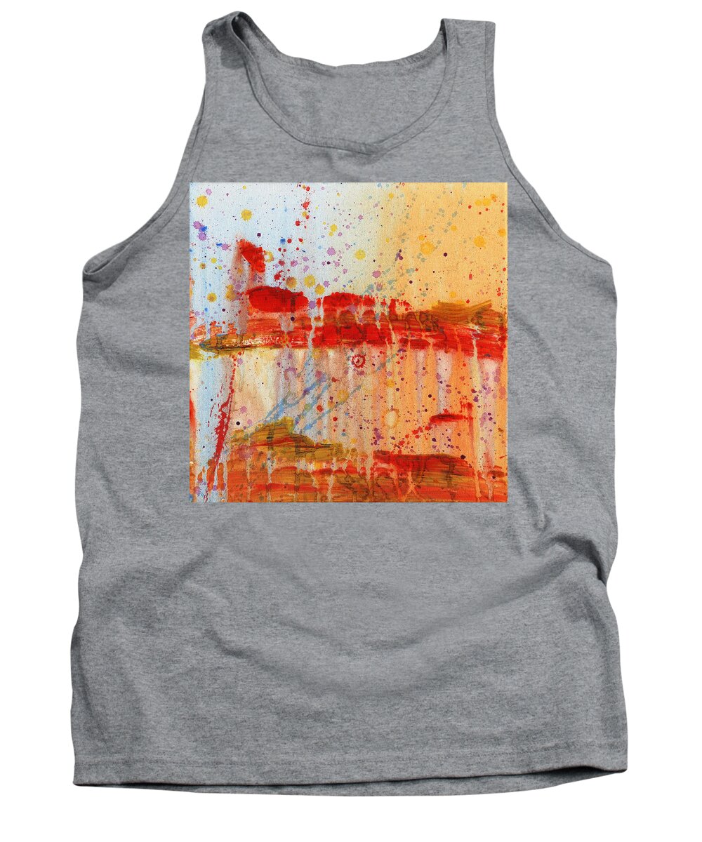 Doobie Tank Top featuring the painting Doobie Brothers by Phil Strang