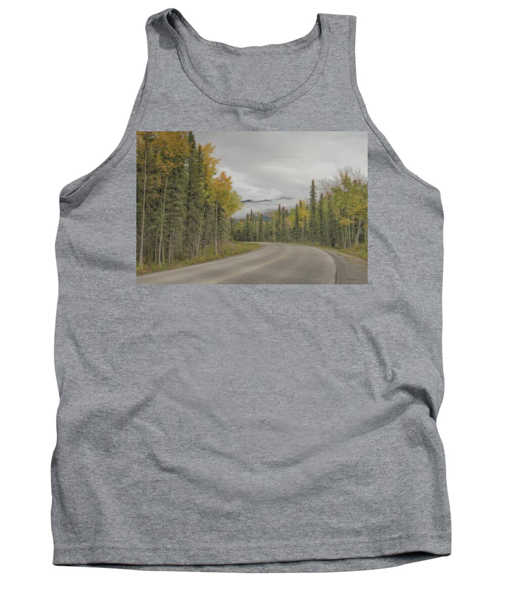 Denali Tank Top featuring the photograph Down the Road by Patricia Dennis