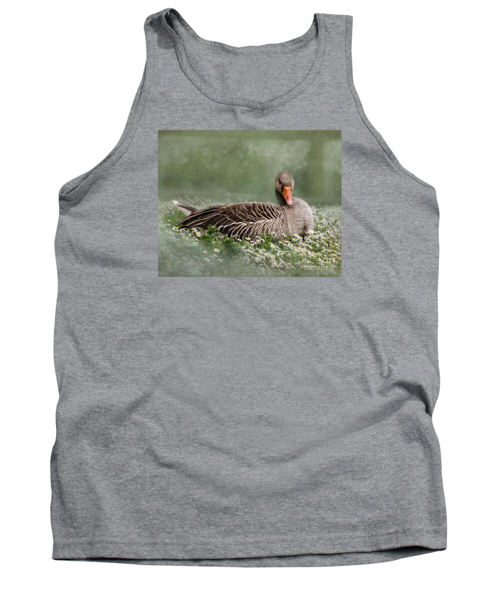 Good Tank Top featuring the photograph Down With The Daisies 2 by Linsey Williams