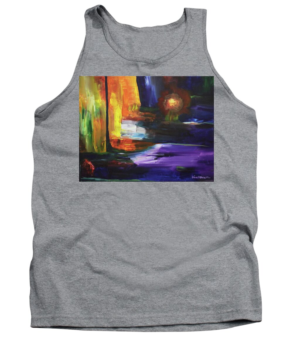 Abstract Tank Top featuring the digital art Dreamscape by Jennifer Galbraith