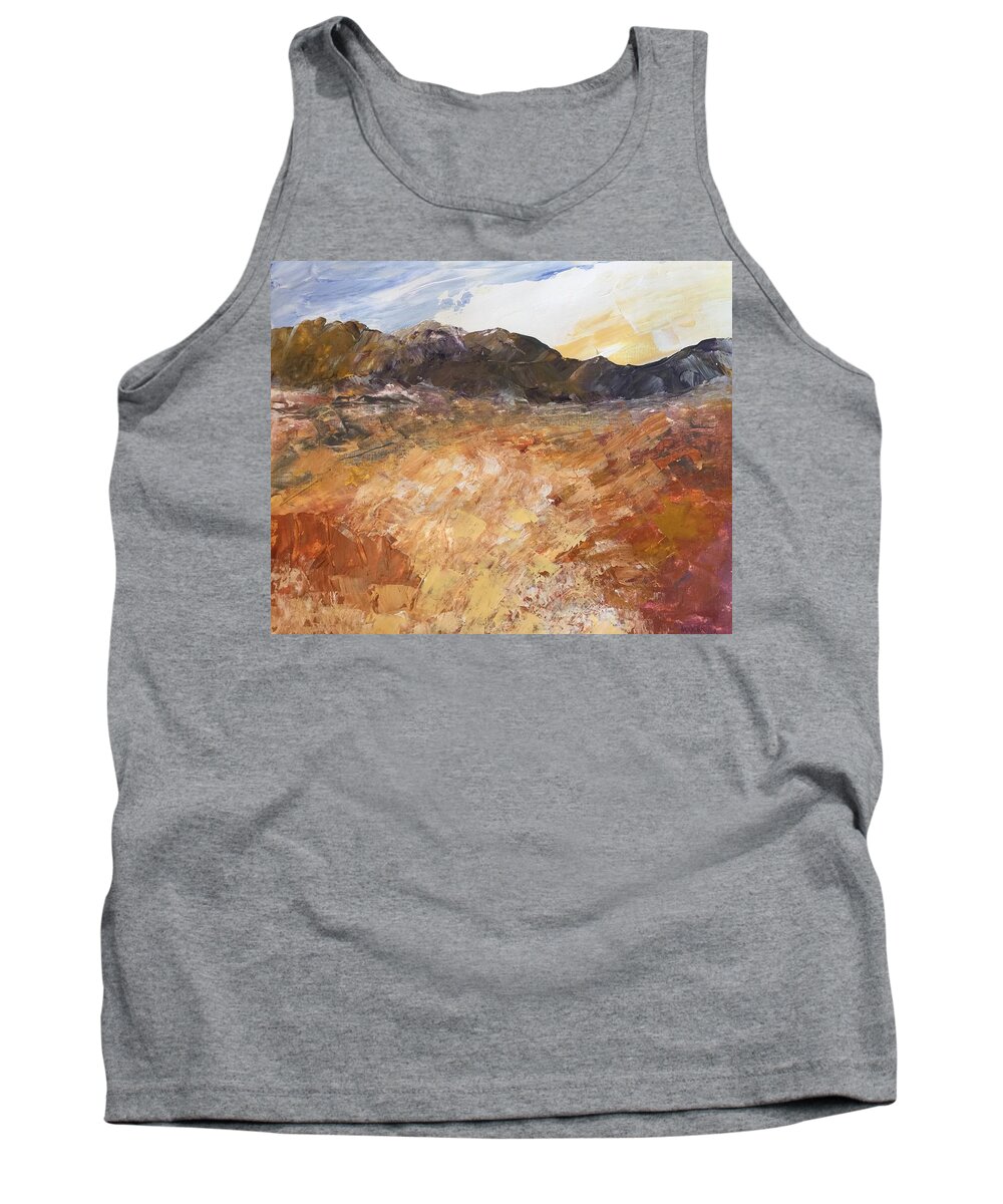  Tank Top featuring the painting Dry River by Norma Duch