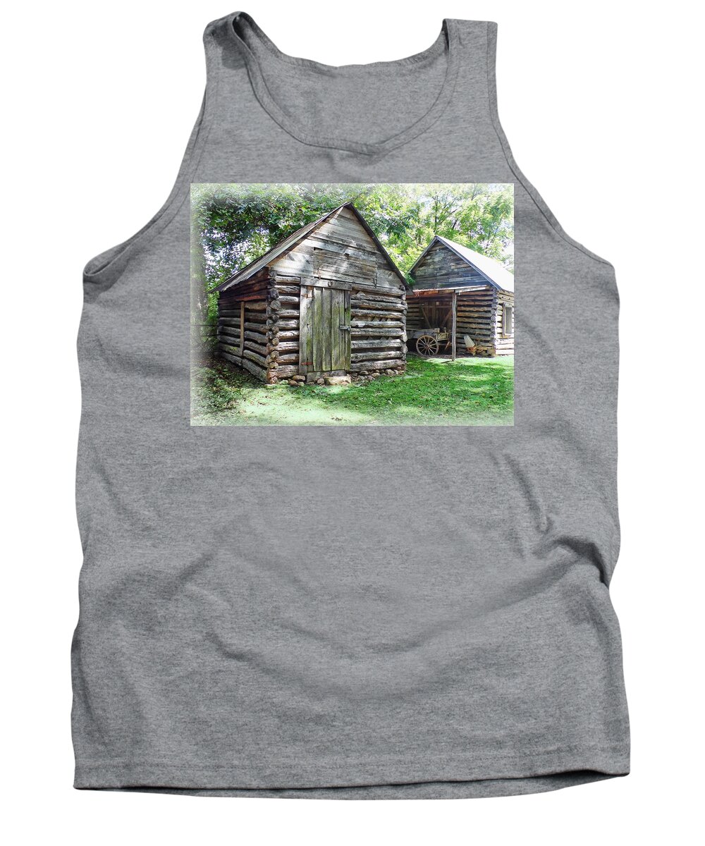 Barn Tank Top featuring the photograph Duncan-Gillespie Structures by Joe Duket