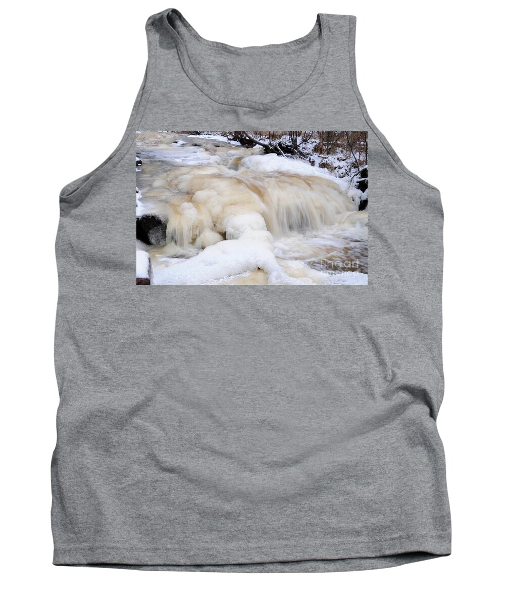 North Shore Tank Top featuring the photograph Durfee Creek by Sandra Updyke