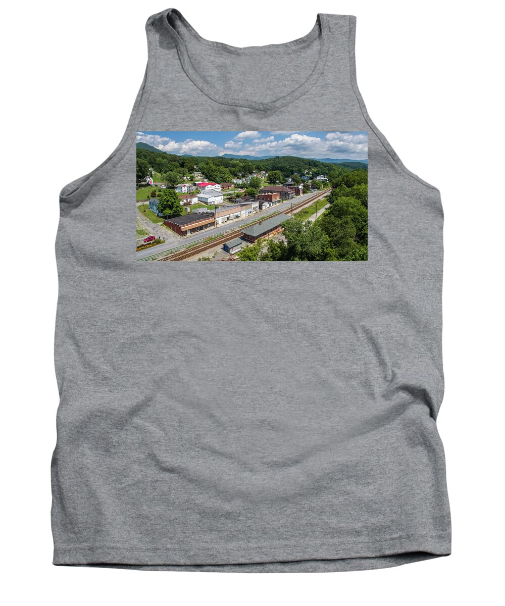 Small Town Tank Top featuring the photograph Eagle Rock 3 by Star City SkyCams