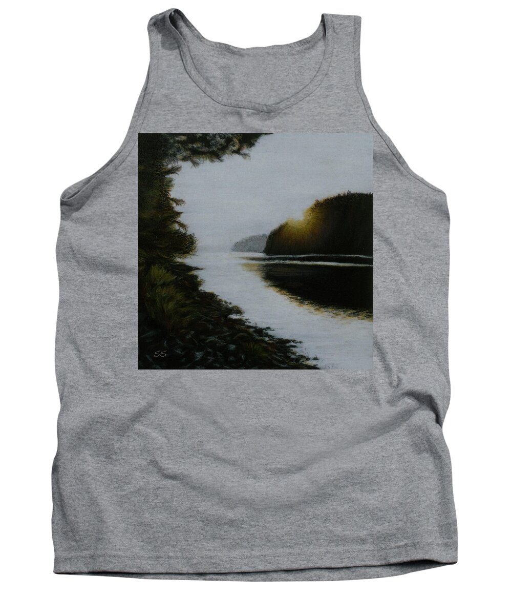 Algonquin Park Tank Top featuring the painting Early Early by Susan Sarabasha