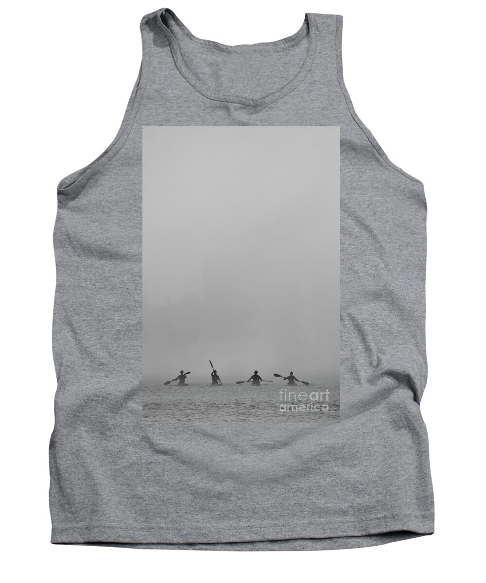 Epic Tank Top featuring the photograph Early Morning Kayak by Brad Allen Fine Art