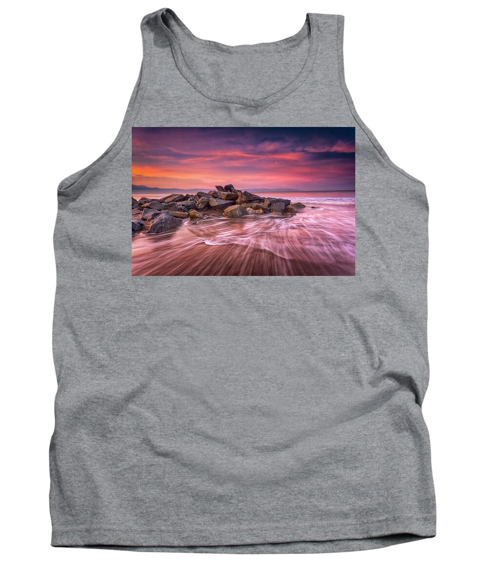 Sunrise Tank Top featuring the photograph Earth, Water And Sky by Edward Kreis
