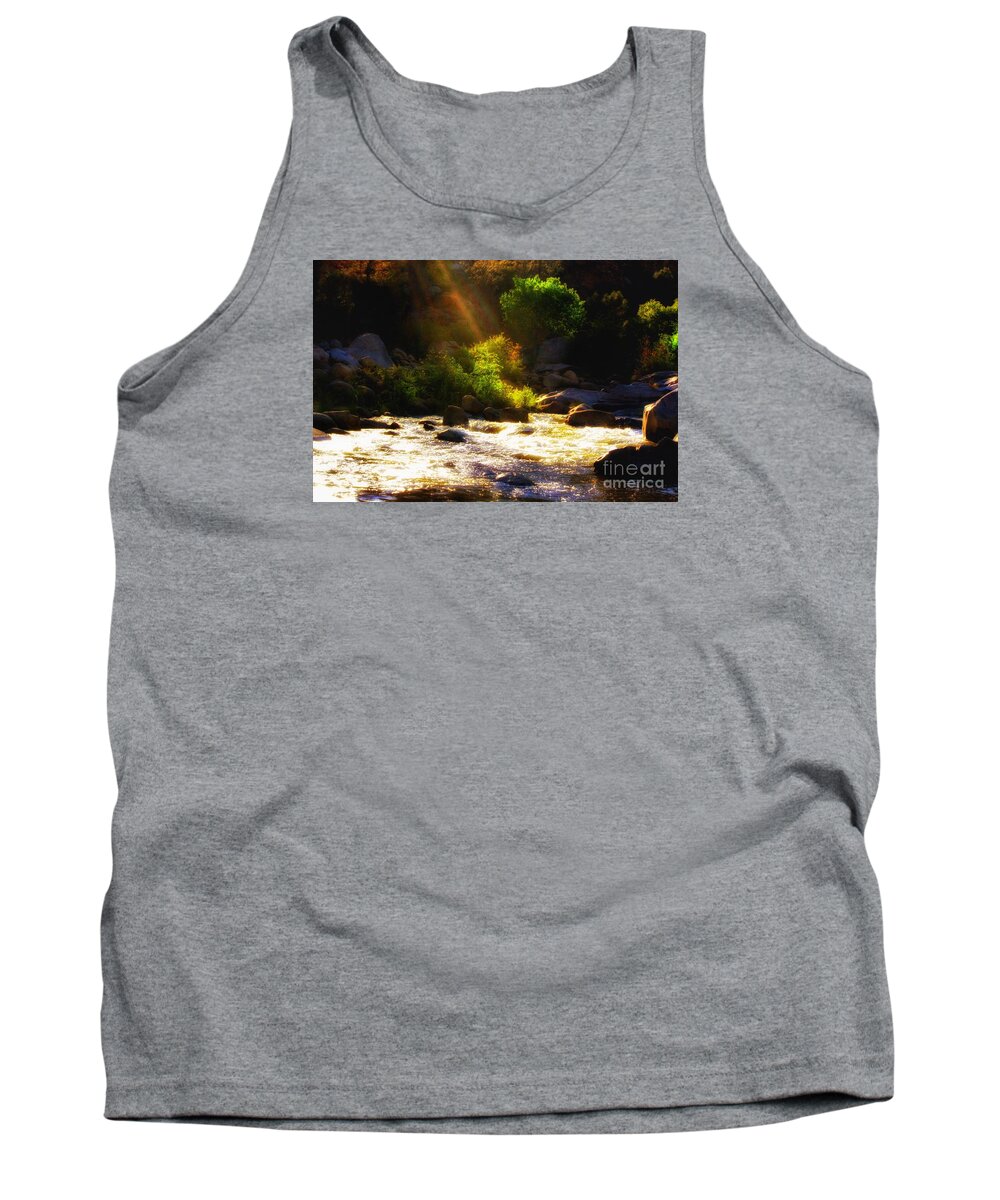 River Tank Top featuring the photograph Echo Remains by Leah McPhail