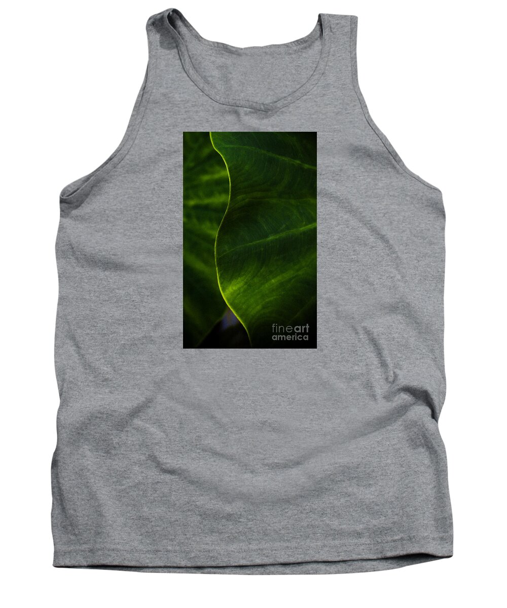 Elephant Ears Tank Top featuring the photograph Elephant Ears Abstract by Patrick Dablow