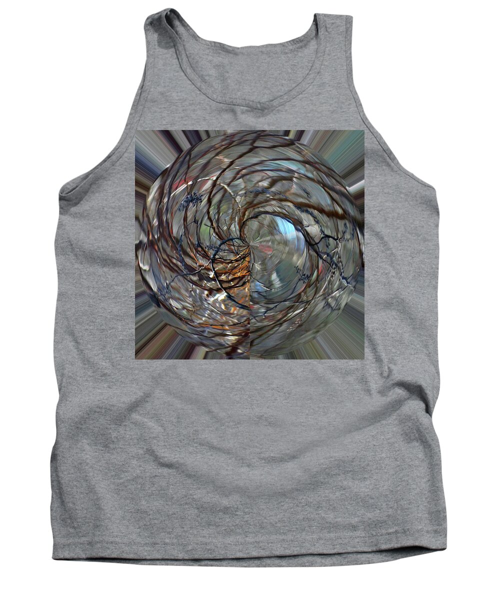 Abstract Tank Top featuring the photograph Entwining by Pat Miller