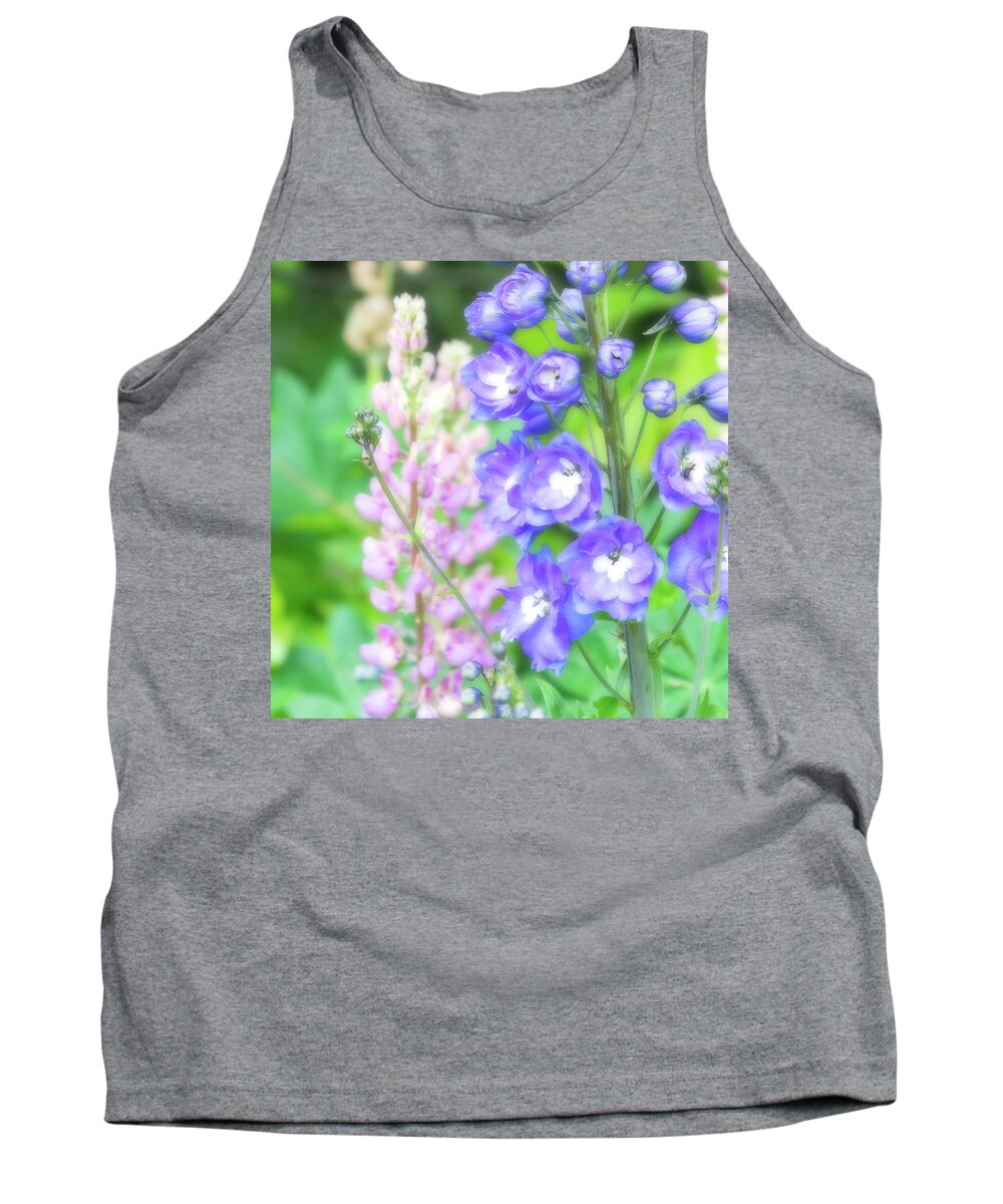 Nature Tank Top featuring the photograph Escape to the Garden by Bonnie Bruno
