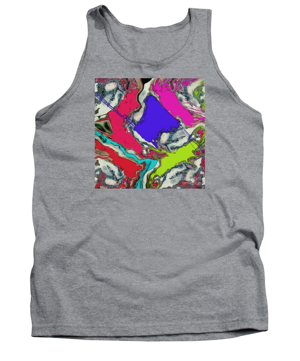 Essential Tank Top featuring the digital art Essential by Keith Mills