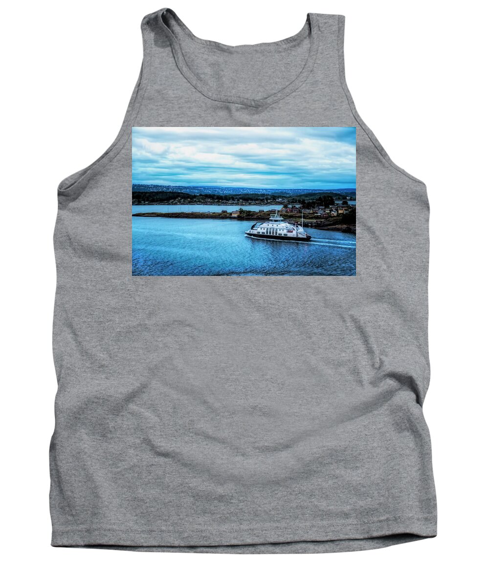 Oslo Tank Top featuring the photograph Evening Commute by Mick Burkey
