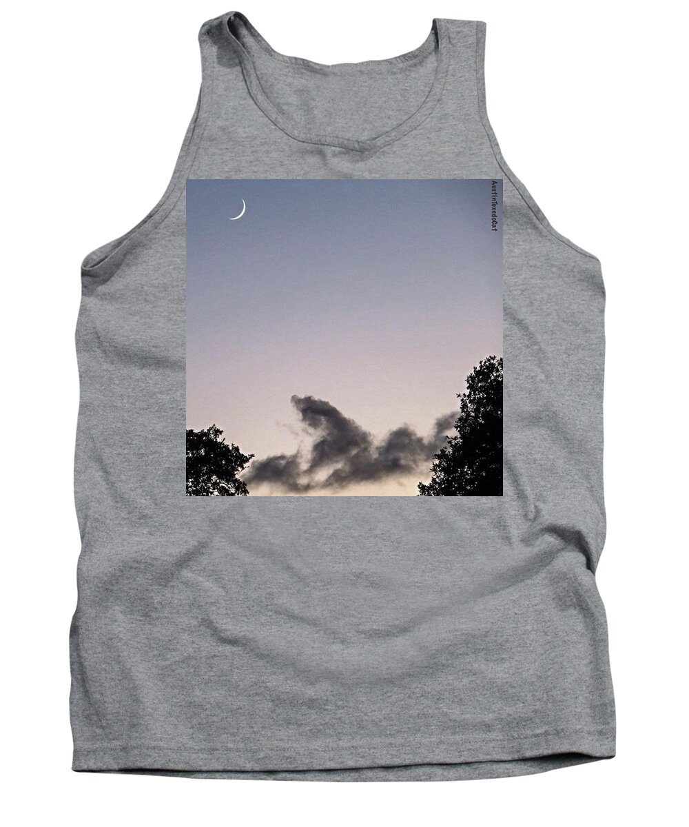 Cloudscape Tank Top featuring the photograph #evening Dog Walking Has Its by Austin Tuxedo Cat
