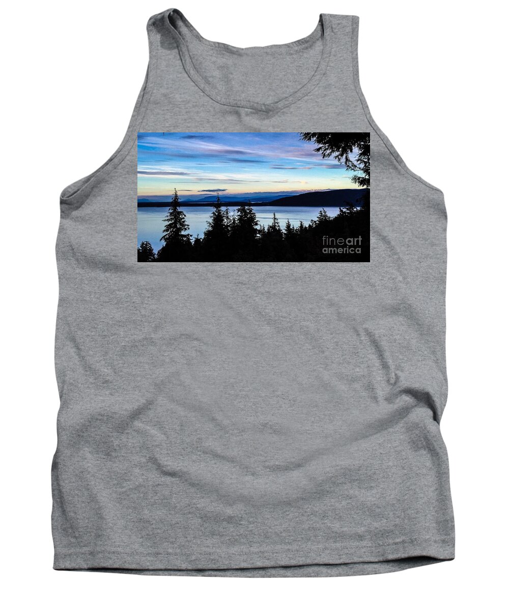 Orcas Tank Top featuring the photograph Evening Sky by William Wyckoff