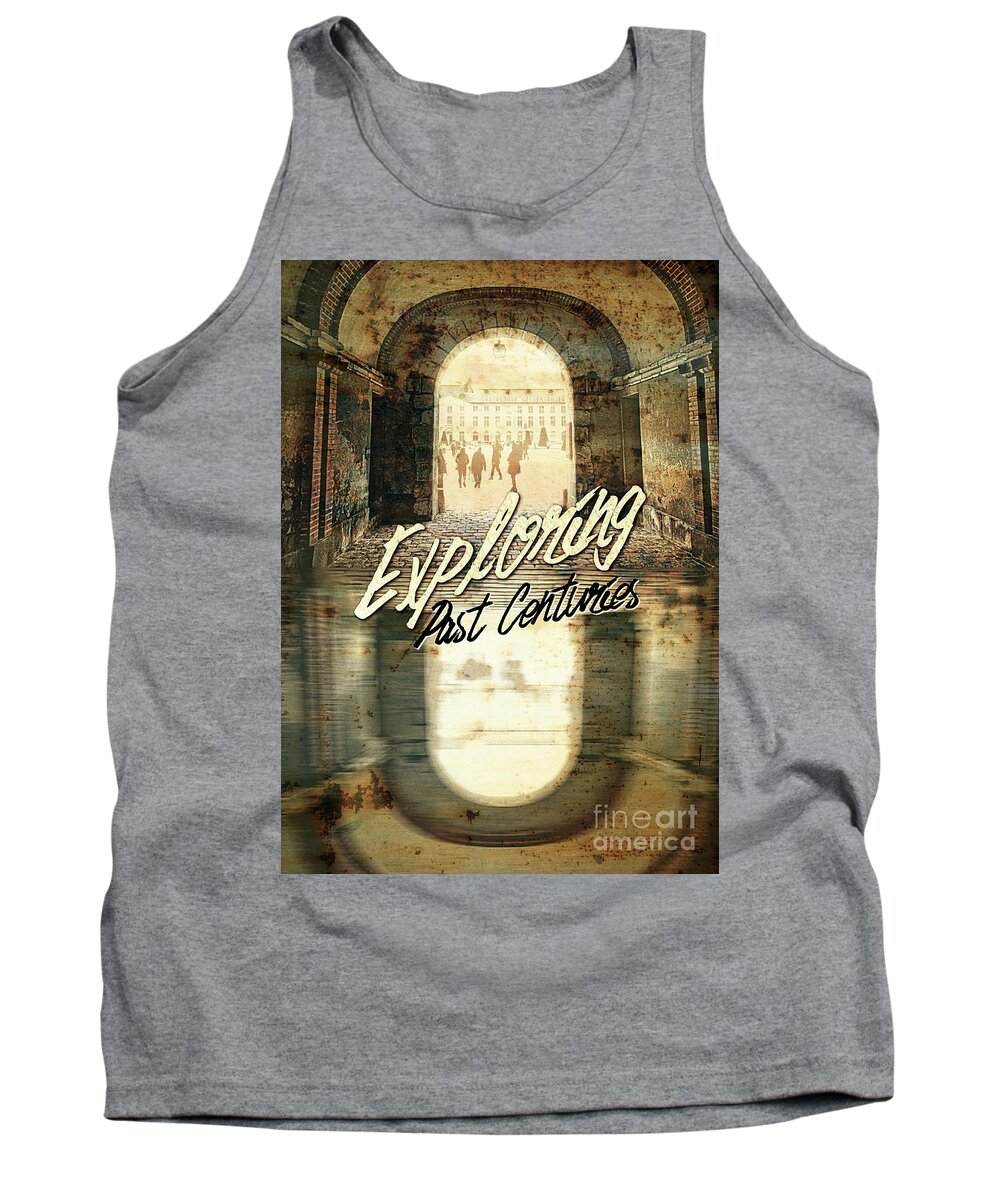 Exploring Past Centuries Tank Top featuring the photograph Exploring Past Centuries Fontainebleau Chateau France Architectu by Beverly Claire Kaiya
