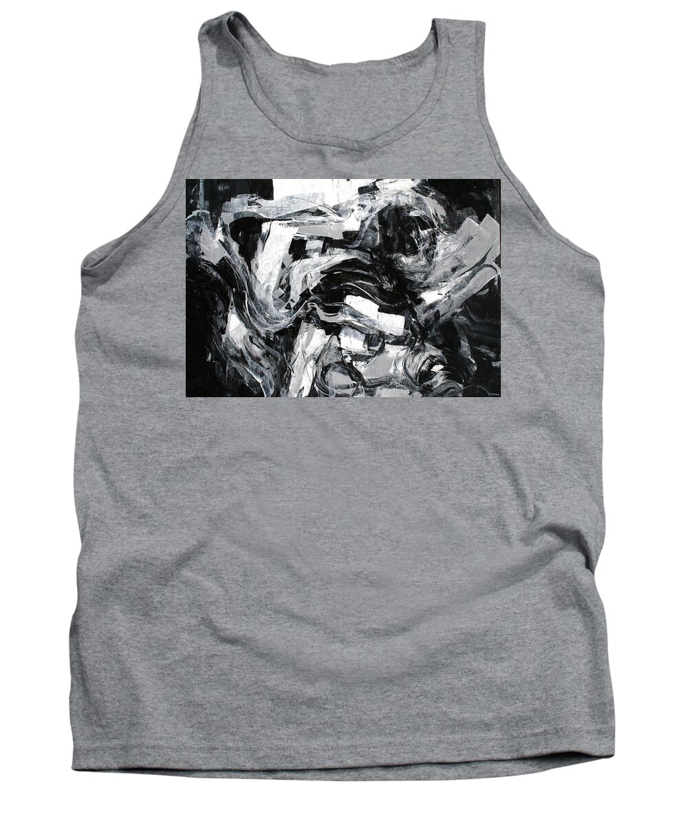 Eye Tank Top featuring the painting Eye of the Oracle by Jeff Klena