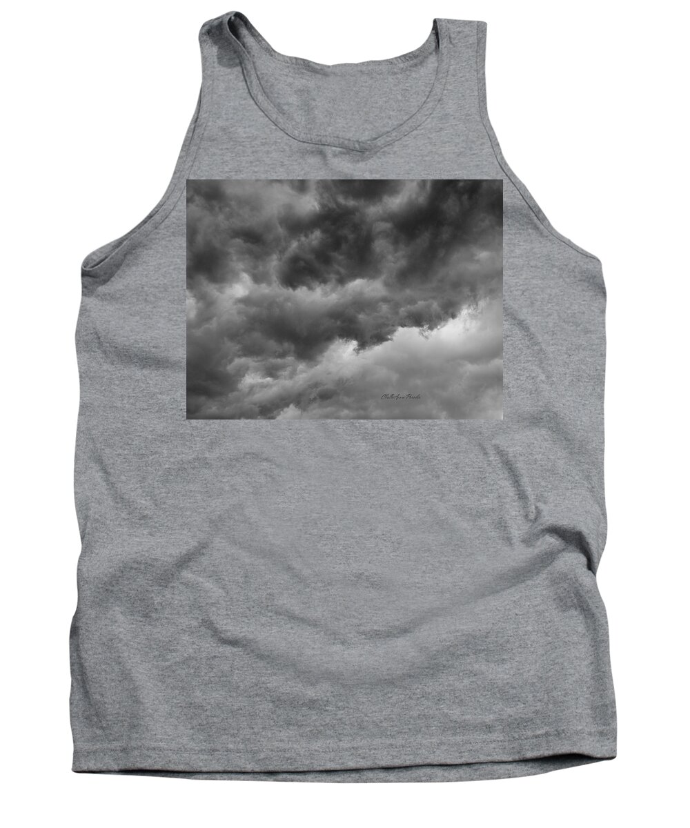Clouds Tank Top featuring the photograph Faces In The Mist Of Chaos by ChelleAnne Paradis